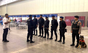 Unit Jibom Brimob Polda Metro Jaya Sisir ICE BSD demi Keamanan Konser Awaken Bloodline