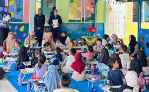 TK Hang Tuah 2 Tanjungpinang Gelar Lomba Mewarnai Meriah