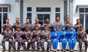Danlanal Dumai Kunker ke Meranti demi Perkuat Sinergi dan Keamanan Maritim
