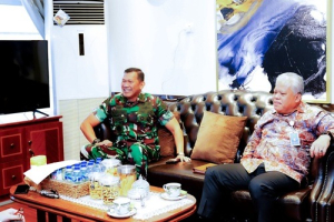 Kapuspen TNI Kunjungi Kejagung, Bahas Perlindungan Jaksa dan Ungkap Isu Penunggangan Opini Publik