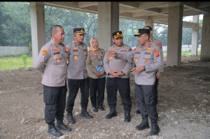 Kapolda Jabar Tinjau Proyek RSB Tegallega
