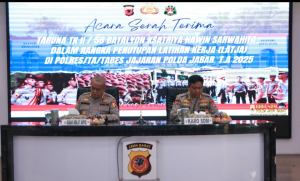 Penyerahan KembaliTaruna TK II Angkatan 58