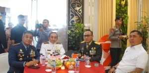 Wadan Lantamal I Hadiri Upacara dan Syukuran Hari Bhayangkara Ke-79 di Mapolda Sumatera Utara