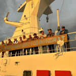 Sinergi Forkopimda Kalsel dan Kota Banjarmasin Naik KRI dr. Radjiman Widyodiningrat-992