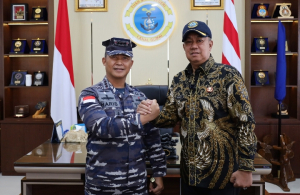 Komandan Lanal Dumai Sambut Hangat Wakil Bupati Kepulauan Meranti