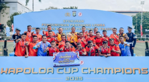 Back To Back! Satuan Brimob PMJ Pertahankan Juara 1 Mini Soccer Kapolda Cup 2025