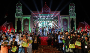 Danlanal Dumai Hadiri Puncak MTQ ke-63 Provinsi Riau di Bengkalis