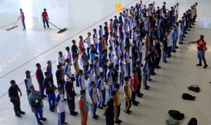 Lanud Sultan Hasanuddin Bina Siswa Baru SMA Angkasa