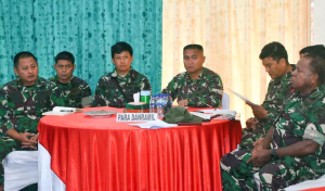 Kodim 1710/Mimika Gelar Sidang Jabatan Dipimpin Langsung Dandim