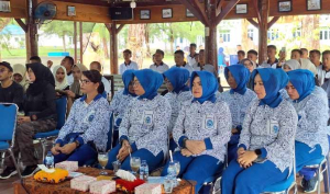 Lanal Simeulue dan Dinas Kesehatan Kompak Gelar Olahraga Bersama Sehatkan Tubuh, Kuatkan Sinergi
