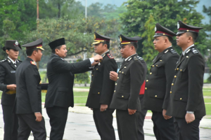 Pimpin Upacara Hari Bhayangkara ke-79, Bupati Dony “Polri untuk Masyarakat, Bukan Sekadar Slogan”