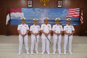 Danlanal Bintan Hadiri Sertijab Komandan Baru, TNI AL Teguhkan Sinergi dan Semangat Baru