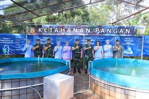 Pangkogabwilhan II, Cek Kesiapan Tempur dan Ketahanan Pangan Dalam Kunjungannya di Lanud Sultan Hassanudin