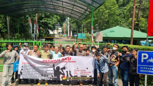 Mahasiswa Tabagsel Kepung KLHK, Desak Hentikan Ekspansi PT Toba Pulp Lestari