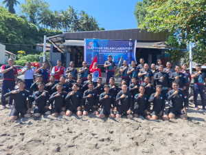Bakamla Zona Tengah Buka Latihan Selam Lanjutan di Pantai Bulo, Minahasa