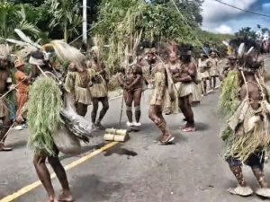 Uskup Agung Merauke Bersama Satgas Yonif 126/KC Satukan Iman dan Kedamaian di Perbatasan Ninati