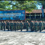 Wakil Ketua Komisi III DPRD Sumedang Lepas Prajurit Yonif 301/PKS ke Papua