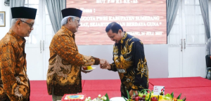 Bupati Dony Hadiri HUT ke-63 PWRI