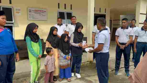 Perwira Lanal Dabo Singkep Laksanakan Kunjungan Sosial Ke Panti Jompo dan Panti Asuhan Doa Bunda