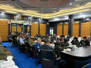 Danlanal Bintan Hadiri Rapat Persiapan HUT Kemerdekaan RI Ke-80