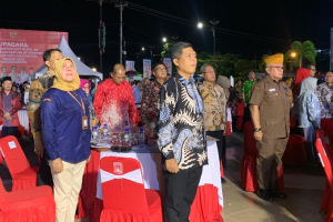 Danlanal Bintan Hadiri Malam Hiburan Meriah Sempena HUT Ke-80 RI di Tanjungpinang
