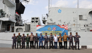 Kapal Perang Kebanggaan Indonesia KRI Bung Tomo-357 Disambut Meriah di Dumai Usai Tuntaskan Misi AMNEX 2025