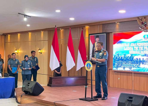 Prajurit Hiu Perkasa Sambut Hangat Dankodaeral