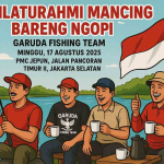 Rayakan HUT ke-80 RI, Garuda Fishing Team Gelar Lomba Mancing di PMC Jepun