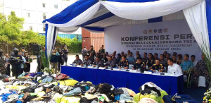TNI AL dan Bea Cukai Gagalkan Penyelundupan 755 Ballpress di Tanjung Priok