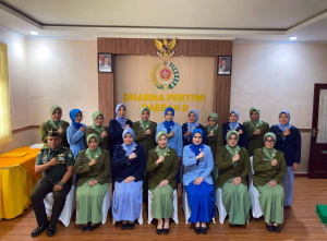 Ny. Widya Sadimin Resmi Jabat Wakil Ketua 2 Dharma Pertiwi Daerah R