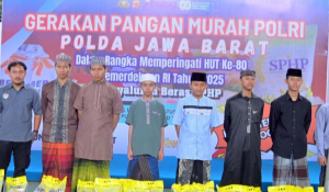 Komunitas Pesantren Apresiasi Kapolda Jabar Gelar Pangan Murah di HUT ke-80 RI