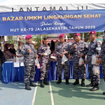 HUT ke-79 Jalasenastri, Prajurit Hiu Perkasa Yonmarhanlan III Ramaikan Bazar UMKM