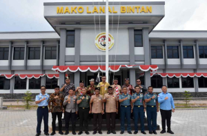 Lanal Bintan Jadi Tuan Rumah Rapat Forkopimda, Sembari Kunjungi KRI REM-331