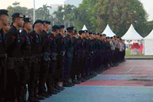 Brimob Kawal Pesta Rakyat HUT ke-80 RI di Monas, Acara Berlangsung Aman dan Meriah