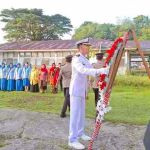 Danlanal Simeulue Pimpin Upacara Ziarah dan Tabur Bunga Pada Peringatan HUT Ke-80 Kemerdekaan RI