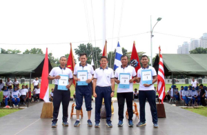 Semarak HUT ke-80 RI, Prajurit Yonmarhanlan III Tunjukkan Sportivitas dan Kebersamaan