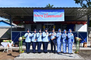 Danlanud Husein Sastranegara Resmikan Saung Commando