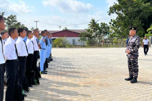 Danlanal Bintan Terima Kunjungan Edukasi Siswa/Siswi STM Negeri I Seri Kuala Lobam