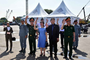 Bakamla RI Lepas Kepulangan Kapal Vietnam Coast Guard CSB 8001