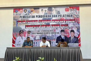 Danlanal Hadiri Kegiatan Pemusatan Pendidikan dan Pelatihan Calon Paskibraka Bintan Tahun 2025