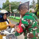 Koramil Timika Kobarkan Semangat Merah Putih Jelang HUT RI Ke-80