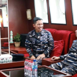 Lanal Dumai Sambut  KRI Lambung Mangkurat-374, di Bumi Lancang Kuning