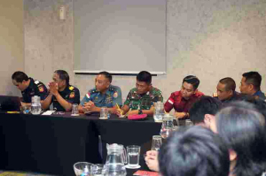 Lanal Bintan Ikuti Kegiatan Rakor Shio To Ship (STS) Labuh Jangkar Kawasan Tanjung Berakit