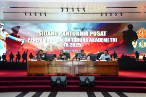 Panglima TNI Pimpin Sidang Pantukhir Pusat Penerimaan Taruna Akademi TNI 2025