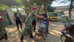 Sambut HUT RI ke-80, Prajurit Yonmarhanlan III Jakarta Berbagi Kasih