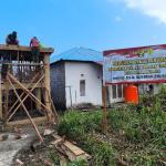 Kebut…!! Sumur Bor dan Tower Air Bersih TMMD 125 di Kamanglale Sudah 57 Persen