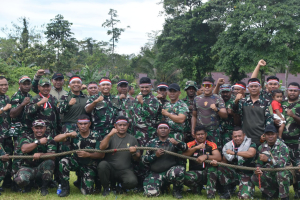 Kodim 1710/Mimika Mulai Meriahkan HUT RI Ke-80 dengan Berlomba/Bertanding