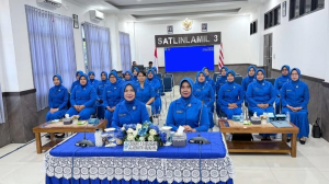 Sambut HUT Ke-79 Jalasenastri, Komandan Satlinlamil 3 dan Ketua Cabang 4 Gabungan Jalasenastri Kolinlamil Ikuti Tatap Muka Pembina Utama Dengan Anggota Jalasenastri