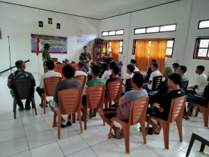 Satgas TMMD Kodim 1506/Namlea Gelar Sosialisasi Masyarakat Tanggap Bencana di Buru Selatan