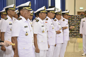 Danlanal Bintan Hadiri Sertijab Danlanal Ranai di Mako Kodaeral IV